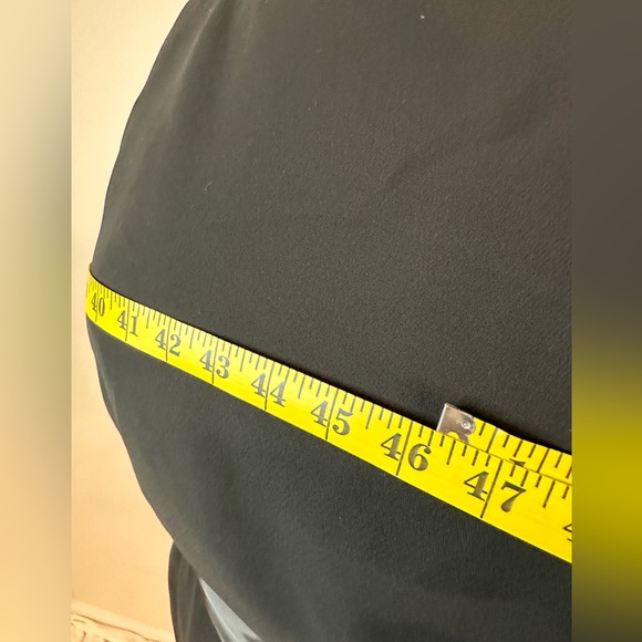 TALBOTS Satin Sash Black Dress with White Flower - Fully Lined Plus Sz 20 NWT - Picture 8 of 16